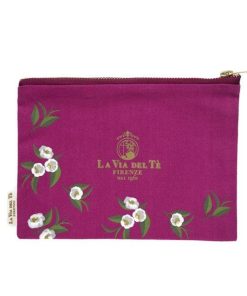 Accessori La Via del Tè | Pochette Camelia Viola Prugna - La Via Del Te