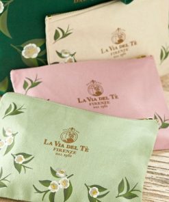 Accessori La Via del Tè | Pochette Camelia Viola Prugna - La Via Del Te