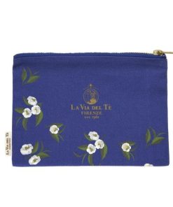 Accessori La Via del Tè | Pochette Camelia Blu Notte - La Via Del Te